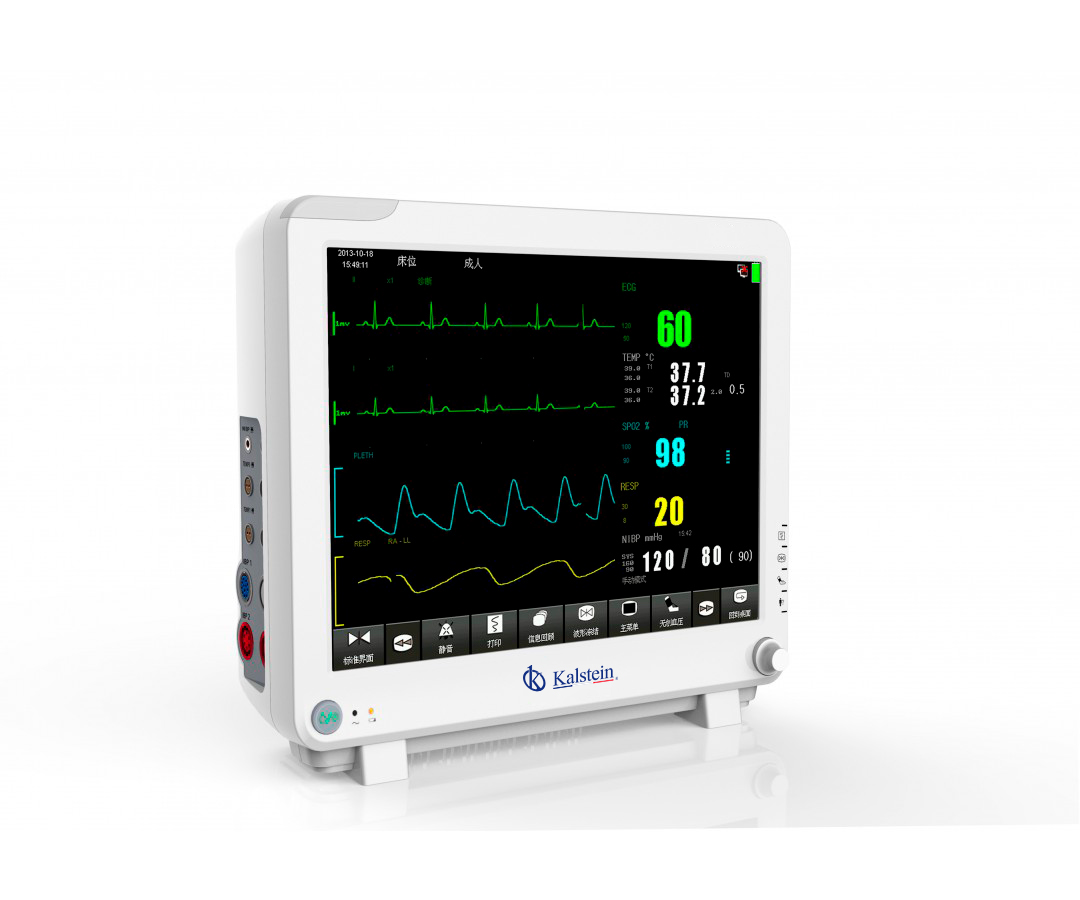 How does a vital signs monitor work?