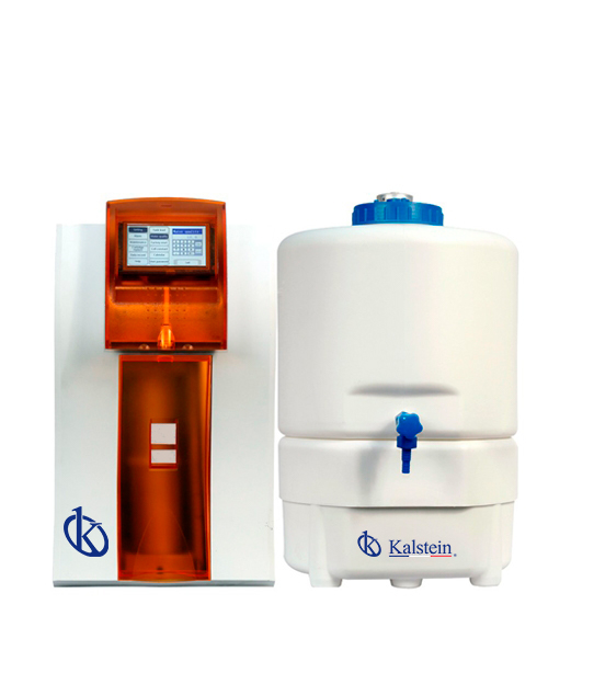 How to store water from the water purification system in the laboratory?